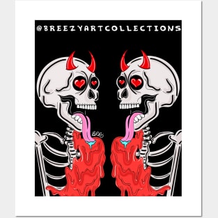 Bloody Skeletons Posters and Art